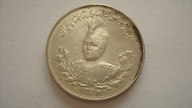 Moneta 1000 dinarów Iran 1915 srebro