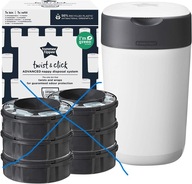 KOSZ TOMMEE TIPPEE TWIST&CLICK+ 6 SZT WKŁADÓW