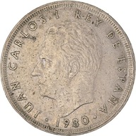 Moneta, Hiszpania, 25 Pesetas, 1980 (82)