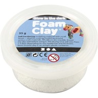 Foam Clay Biela svietiaca v tme 35g