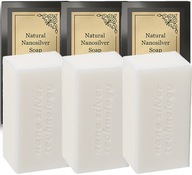 Mydło z NanoSrebrem Raypath BIAŁE Natural Soap 100g Antybakteryjne 3 SZTUKI