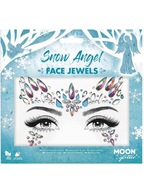3D samolepky na tvár Kryštáliky Makeup Snow Angel