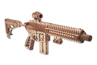 Wood Trick Puška Assault Gun AR-T Drevené puzzle 3D