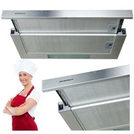 OKAP KUCHENNY TELESKOPOWY KUCHENNY PODSZAFKOWY 60cm WYDAJNY LED 175 m3/h