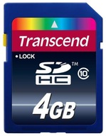 TRANSCEND 4 GB SD SDHC Class 10 karta pamięci 200x