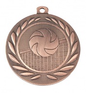 Brązowy Medal Siatkówka 50mm + Wstążka