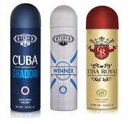 Sada dezodorantov Cuba Original 3x200ml