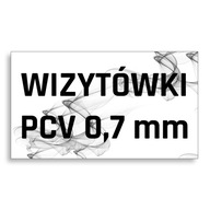 WIZYTÓWKI PREMIUM PLASTIKOWE PCV 0.7 MM 1000 szt.