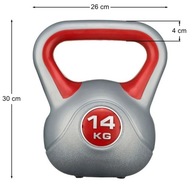 Kettlebell Winylowy Hantla 14 kg