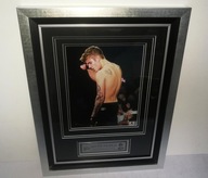 Justin Bieber Autograf w pięknej oprawie !