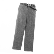 Męskie spodnie garniturowe w skali 1/6 Ubrania pasują do męskich rozmiarów 12 cali, szare