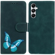 Etui Do Samsung Galaxy A05S Drukowane W Kolorze Motyl Portfel Okładka Flip