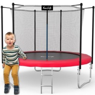 Trampolina do ogrodu ogrodowa dla dzieci z siatką wewnętrzna 312 cm 10ft