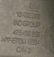 Lüftungsgitter der Stoßstange mitte OPEL CORSA E 13432002