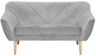 Sofa Skandynawska Vessa 2 osobowa na nóżkach nowoczesna kanapa szara