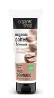 Organic Shop Jemný peeling na tvár Káva