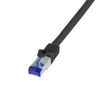 LogiLink C6A083S kabel sieciowy Czarny 7,5 m Cat6a