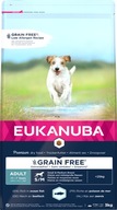 Eukanuba Grain Free S/m Adult Ryby Ocean 3kg