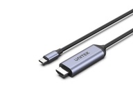 Adapter Unitek USB-C - HDMI 2.1 8K 60Hz 1,8m szary