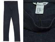 H&M spodnie dziecięce legginsy SZARE getry ORGANIC 128-134