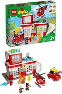 LEGO DUPLO Remiza strażacka i helikopter 10970