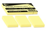 Notes 38x51 mm bloczek karteczki samoprzylepne 3x100 szt 300 kartek żółte