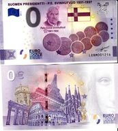 Banknot 0-euro-Finlandia 2021A-Presiden Svinhufvud