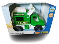 Samochód Policja Auto ConsTruck Zielony Polesie