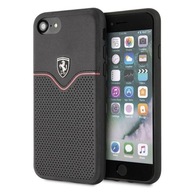 Ferrari Victory - Skórzane etui iPhone 8 / 7 (czar
