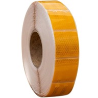 Obrysová reflexná páska žltá v segmentoch - 1m