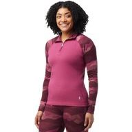 Tričko SMARTWOOL W'S CLASSIC THERMAL MERINO PATTERN 1/4 ZIP