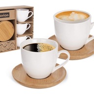 Filiżanki DO KAWY ESPRESSO porcelanowe zestaw komplet filiżanek prezent