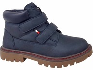 TOMMY HILFIGER TRAPERY KOZAKI BUTY TRZEWIKI RZEPY