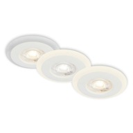 BRILONER LED vstavané svietidlá sada, pr.8,4 cm, 3x LED, 5 W, 460 lm, biele I