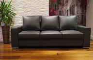 Skórzana Sofa 205cm kanapa ze skóry 100% SKÓRA nat