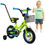 ДИТЯЧИЙ ВЕЛОСИПЕД 12 ДЮЙМІВ MIRAVO КОШИК ДЛЯ ВЕЛОСИПЕДА ДЛЯ ХЛОПЧИКА БЕЗКОШТОВНО