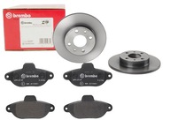 Brembo P 23 096 Sada brzdových doštičiek, kotúčové brzdy