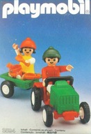 Playmobil SYSTEM 3594mini traktor przyczepa UNIKAT