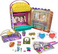 POLLY POCKET KINO SET 2 BÁBIKY KABELKA POPCORN 15 PREKVAPENÍ