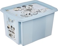 KEEEPER - Úložný box na hračky + veko - box - Mickey Mouse - 30 L