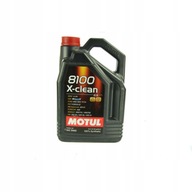 Olej MOTUL 8100 X-CLEAN 5W40, 5 litrov