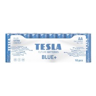 Baterie cynkowo-węglowe TESLA AA/R6 10szt BLUE+