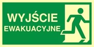 Kierunek do wyjścia ewakuacyjnego – w prawo