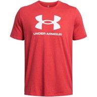 Koszulka męska Under Armour Sportstyle Logo czerwona 1382911 814 2XL