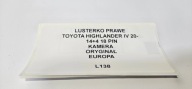 mirror right TOYOTA HIGHLANDER IV 20- 14+4 18PIN