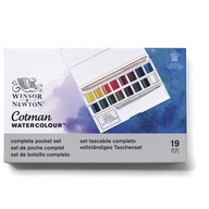 Zestaw farb akwarelowych Cotman Deluxe 16 kolorów