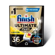 Finish Ultimate Plus kapsule do umývačky tablety Powerball 36 ks lemon