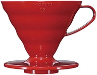 Zaparzacz do kawy drip HARIO V60-02 Red Ceramika