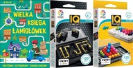 Wielka księga łamigłówek +Smart Games IQ Circuit+Smart Games IQ Puzzler Pro