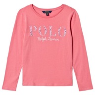 Ralph Lauren ružové tričko s dlhým rukávom 12/14 rokov